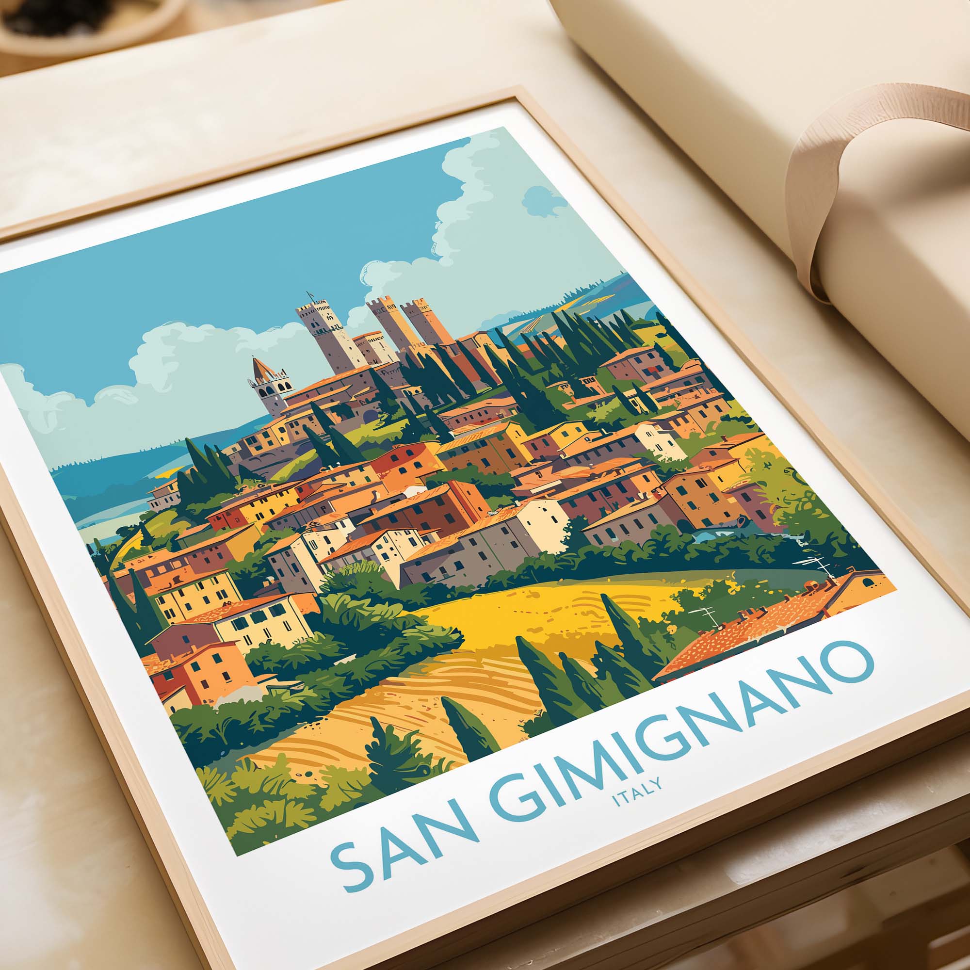 San Gimignano Art Print