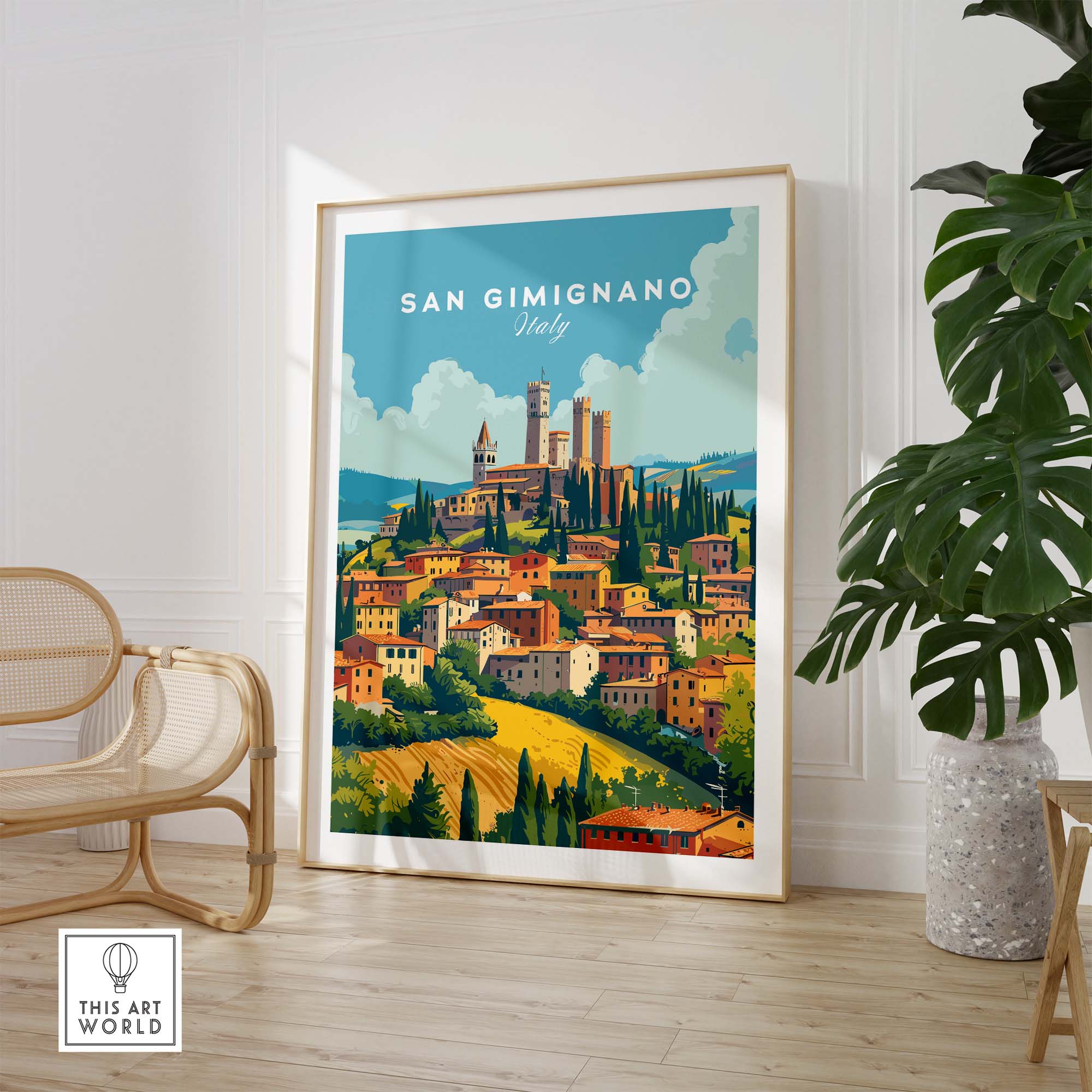 San Gimignano Poster Italy