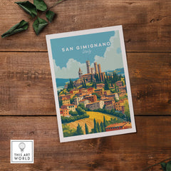 San Gimignano Poster Italy