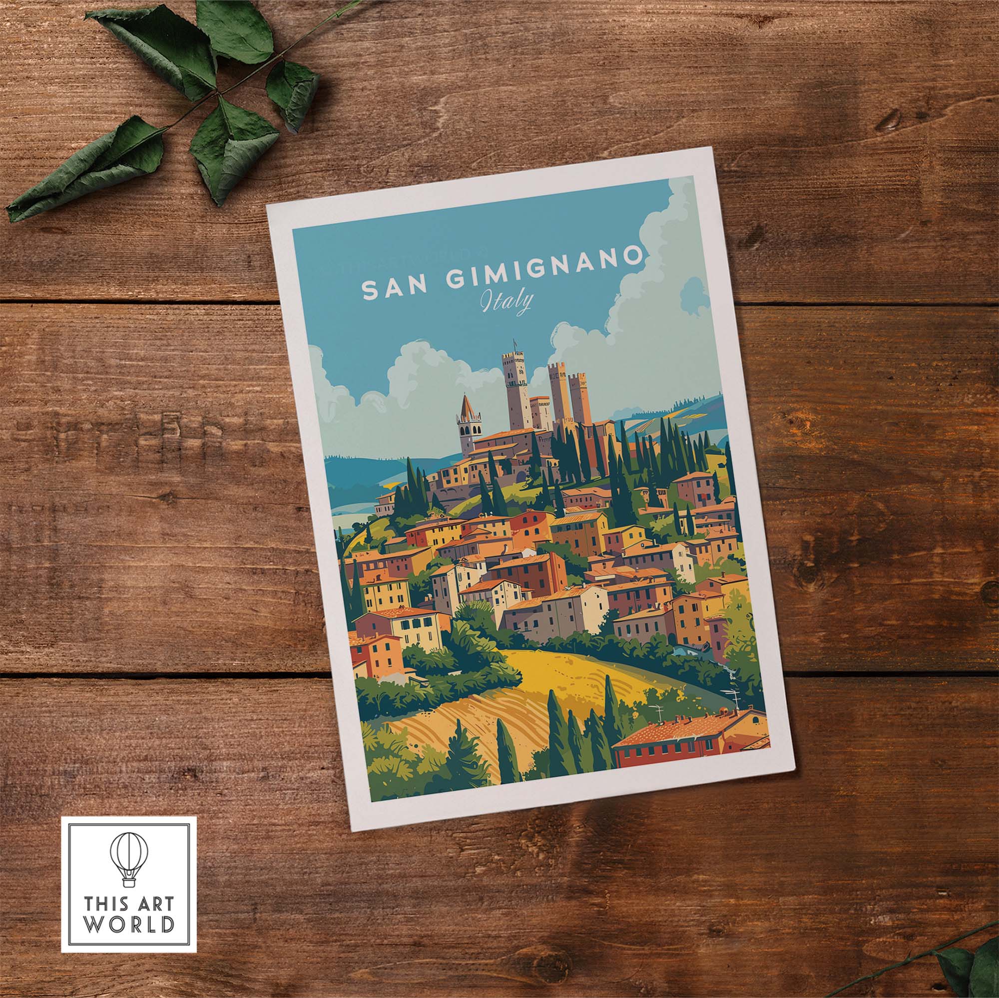 San Gimignano Poster Italy