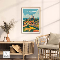 San Gimignano Poster Italy