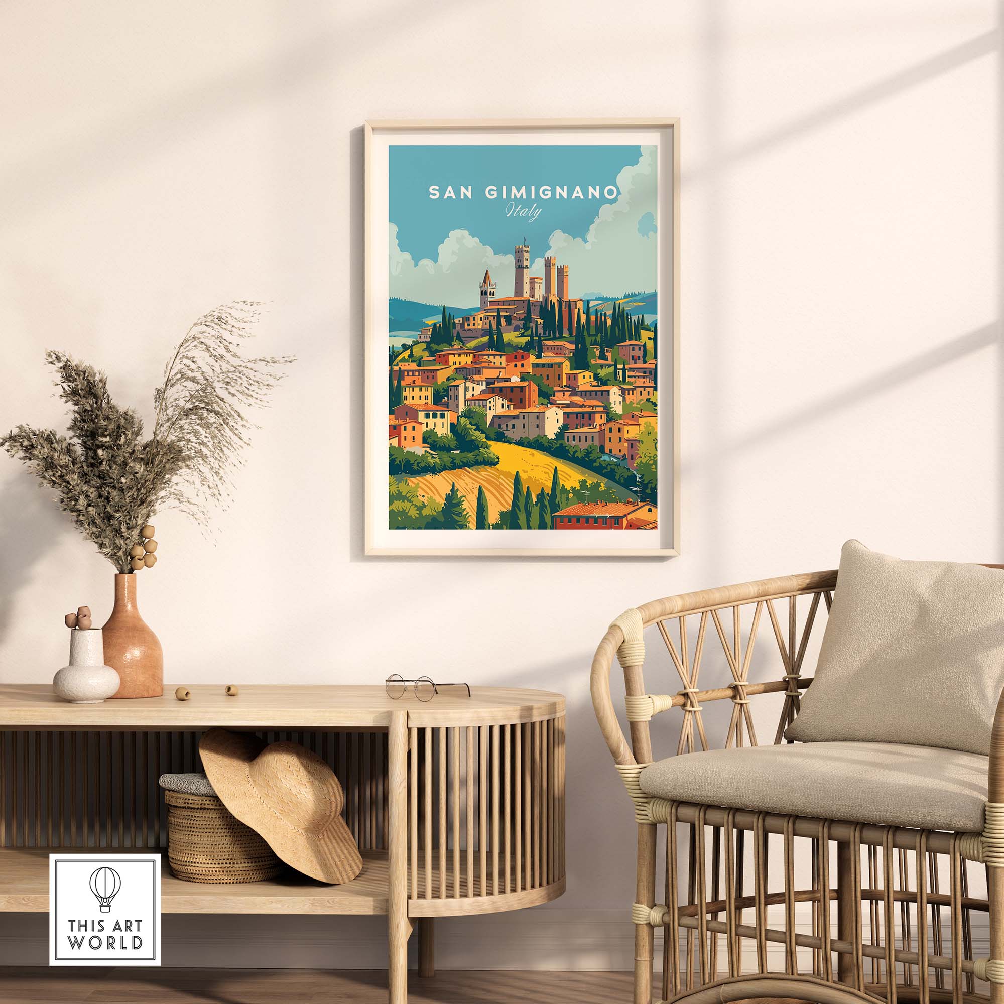 San Gimignano Poster Italy
