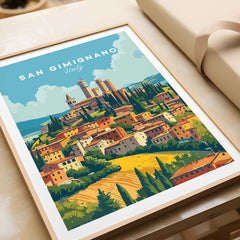 San Gimignano Poster Italy
