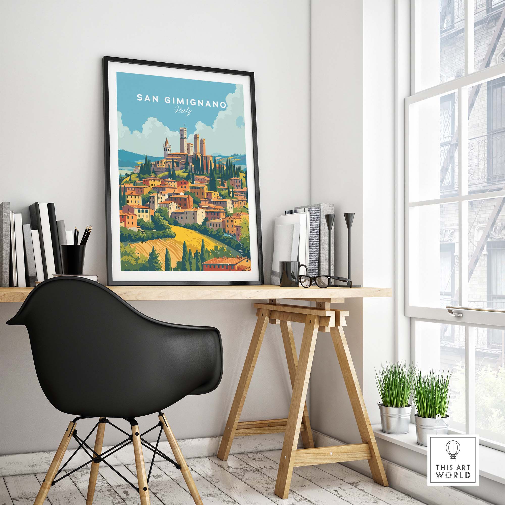 San Gimignano Poster Italy