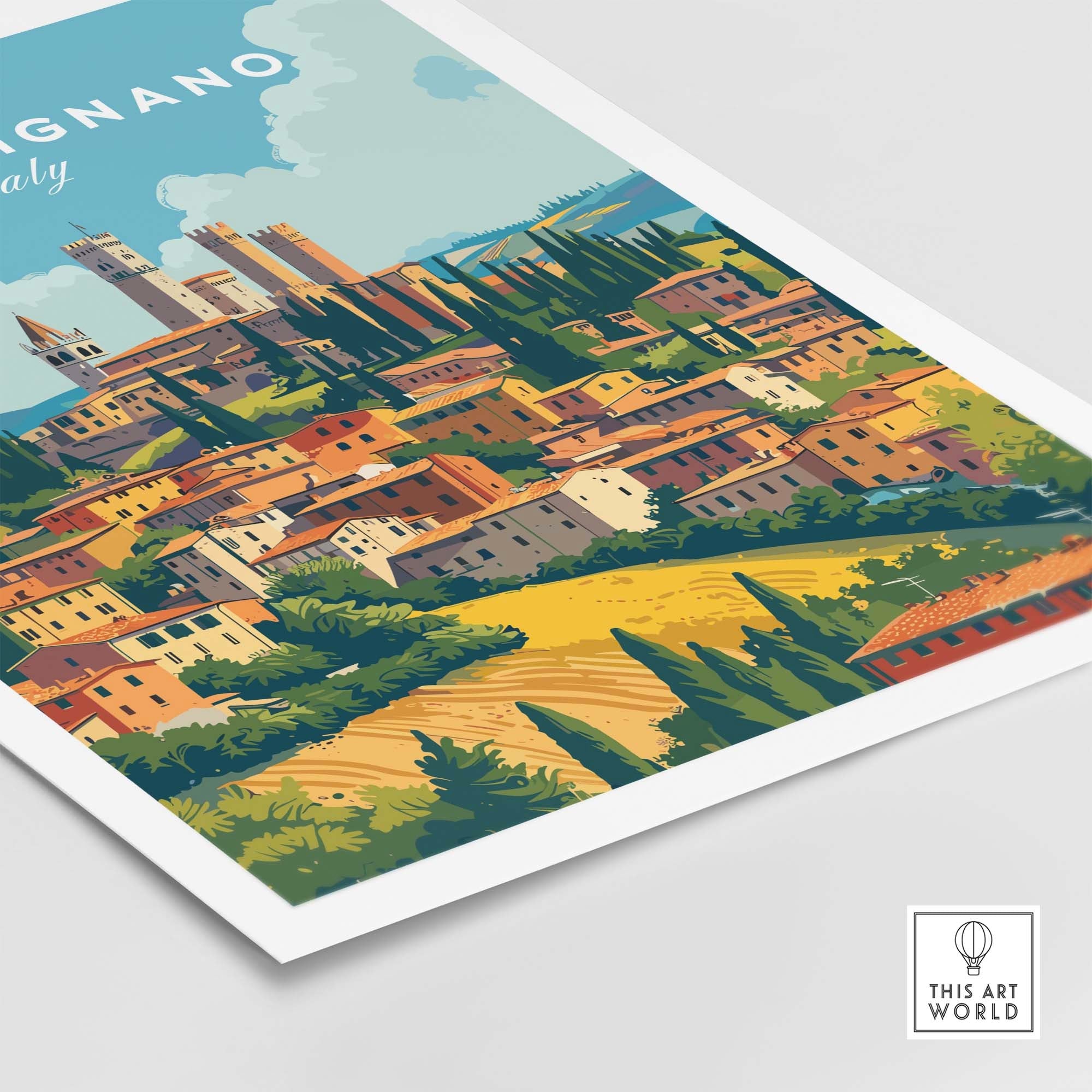 San Gimignano Poster Italy