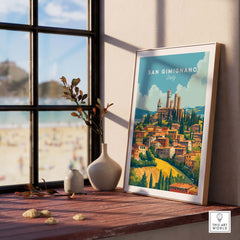 San Gimignano Poster Italy