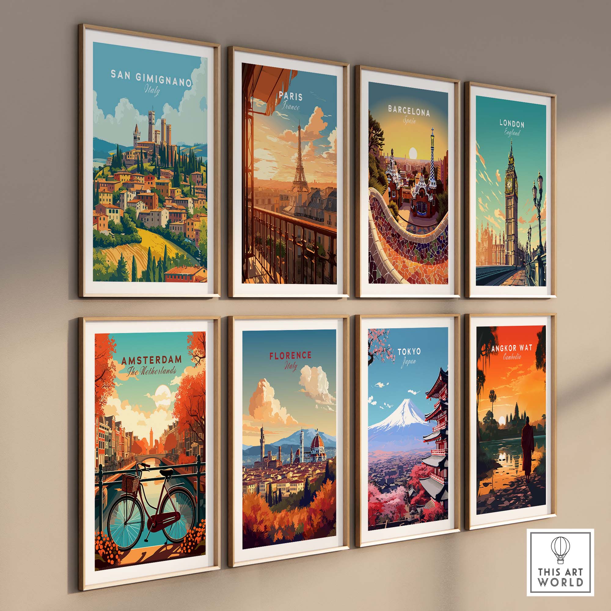 San Gimignano Poster Italy