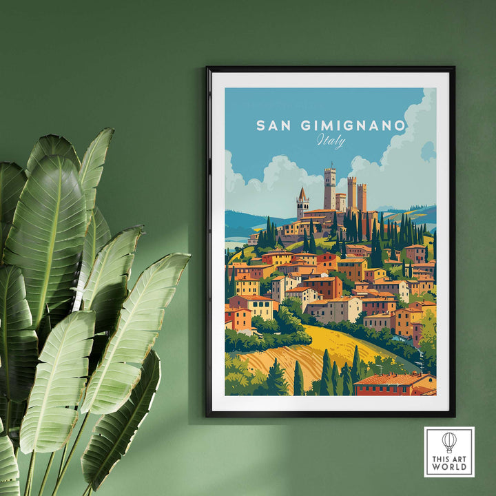 San Gimignano Poster Italy