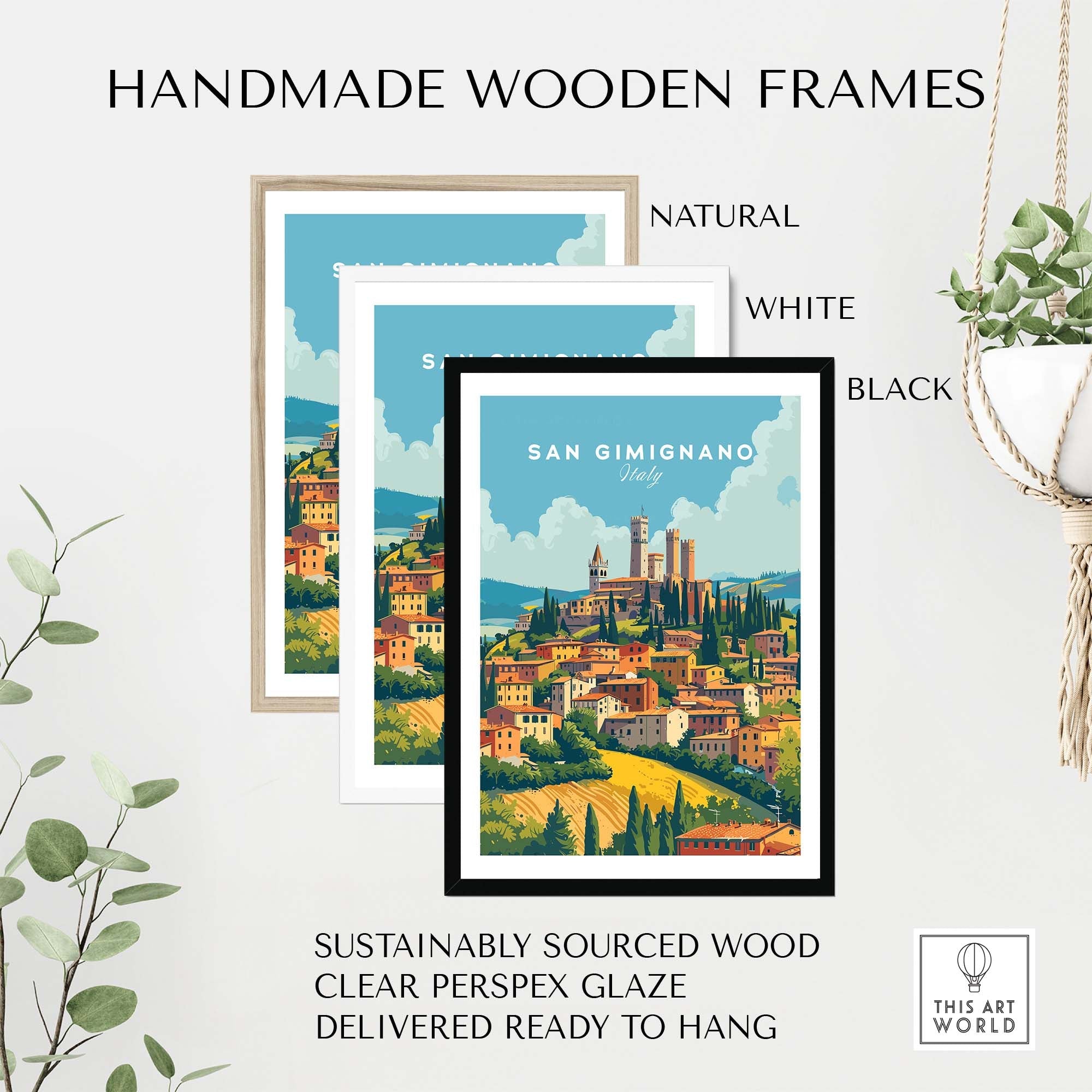 San Gimignano Poster Italy