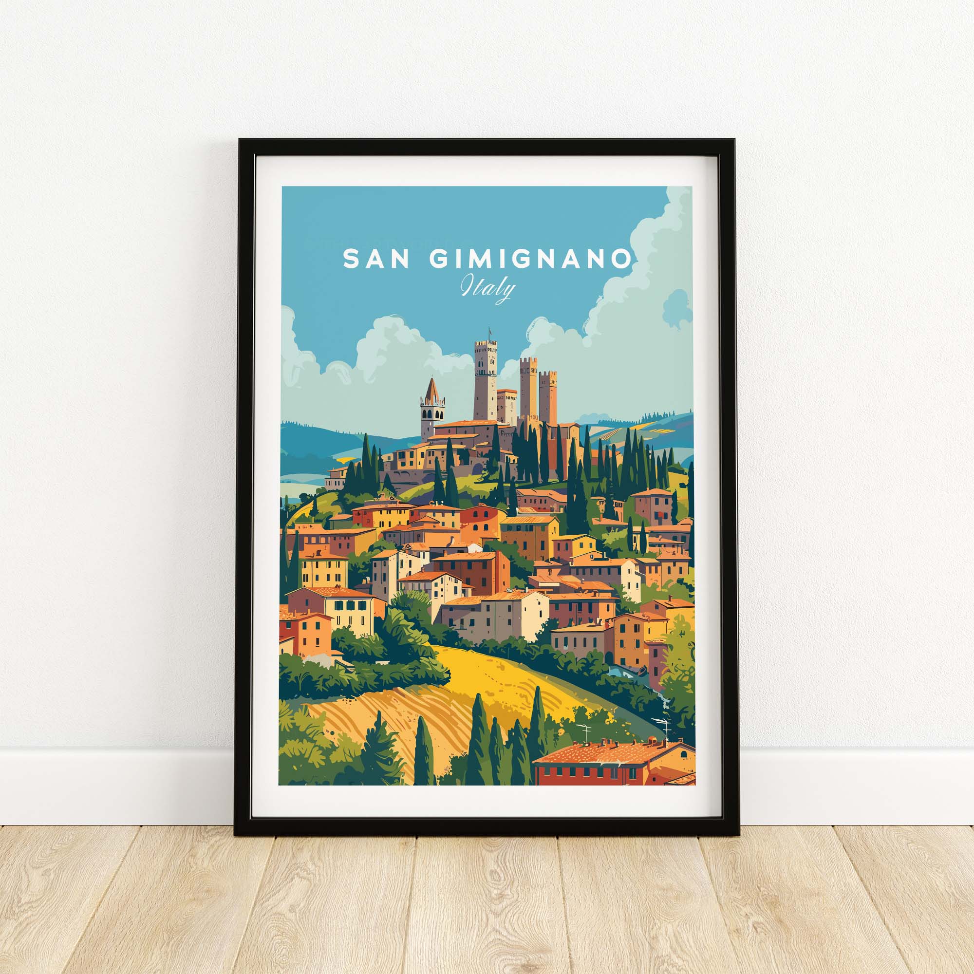 San Gimignano Poster Italy