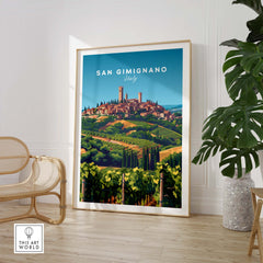 San Gimignano Poster Print