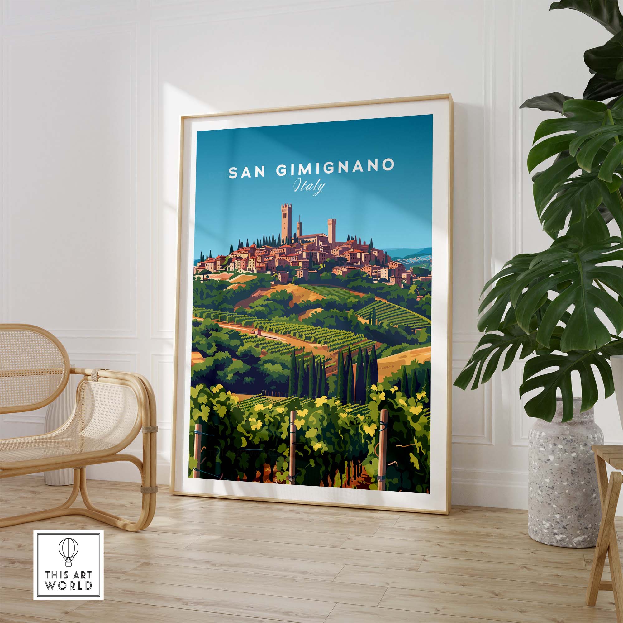 San Gimignano Poster Print