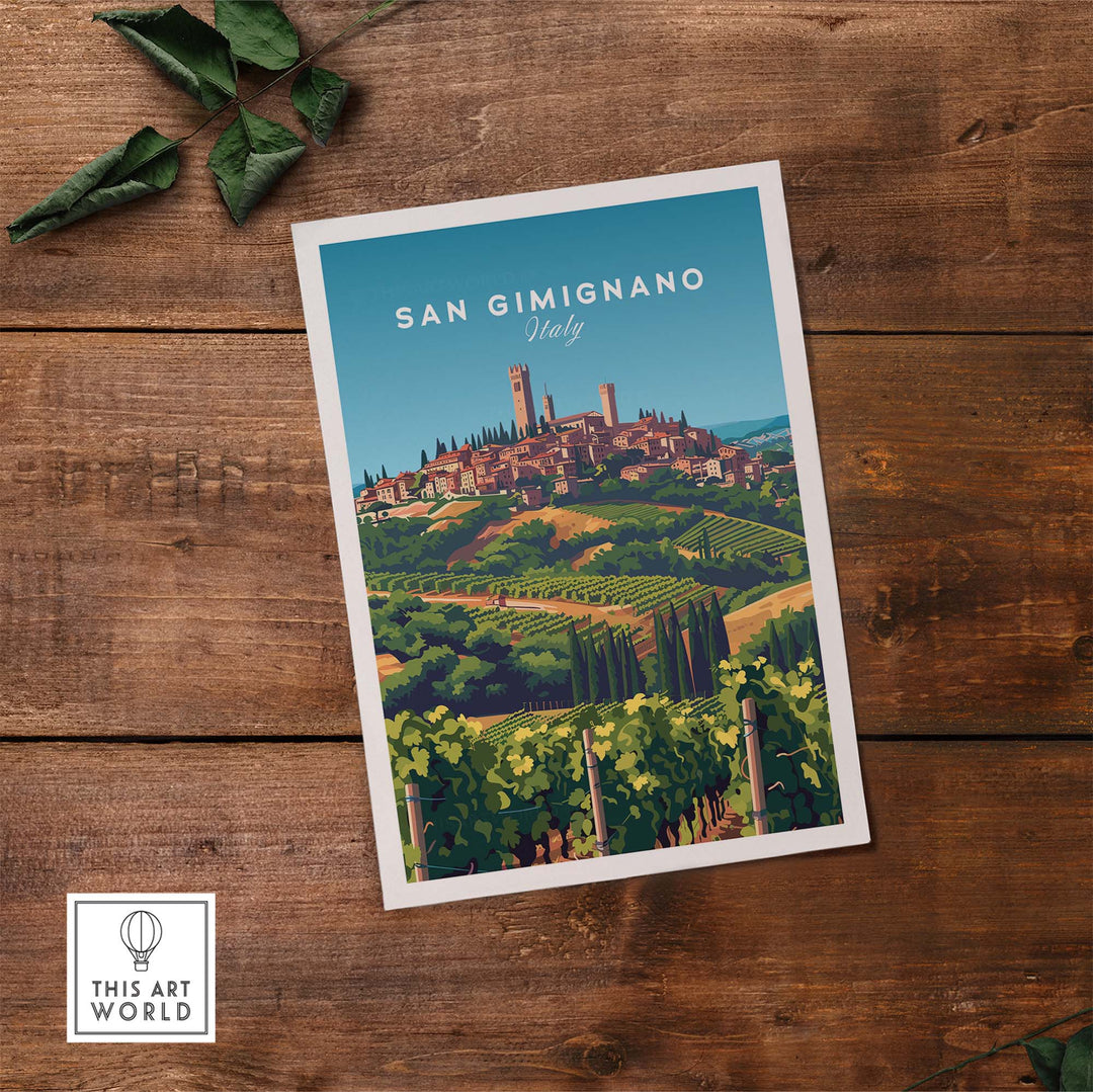 San Gimignano Poster Print