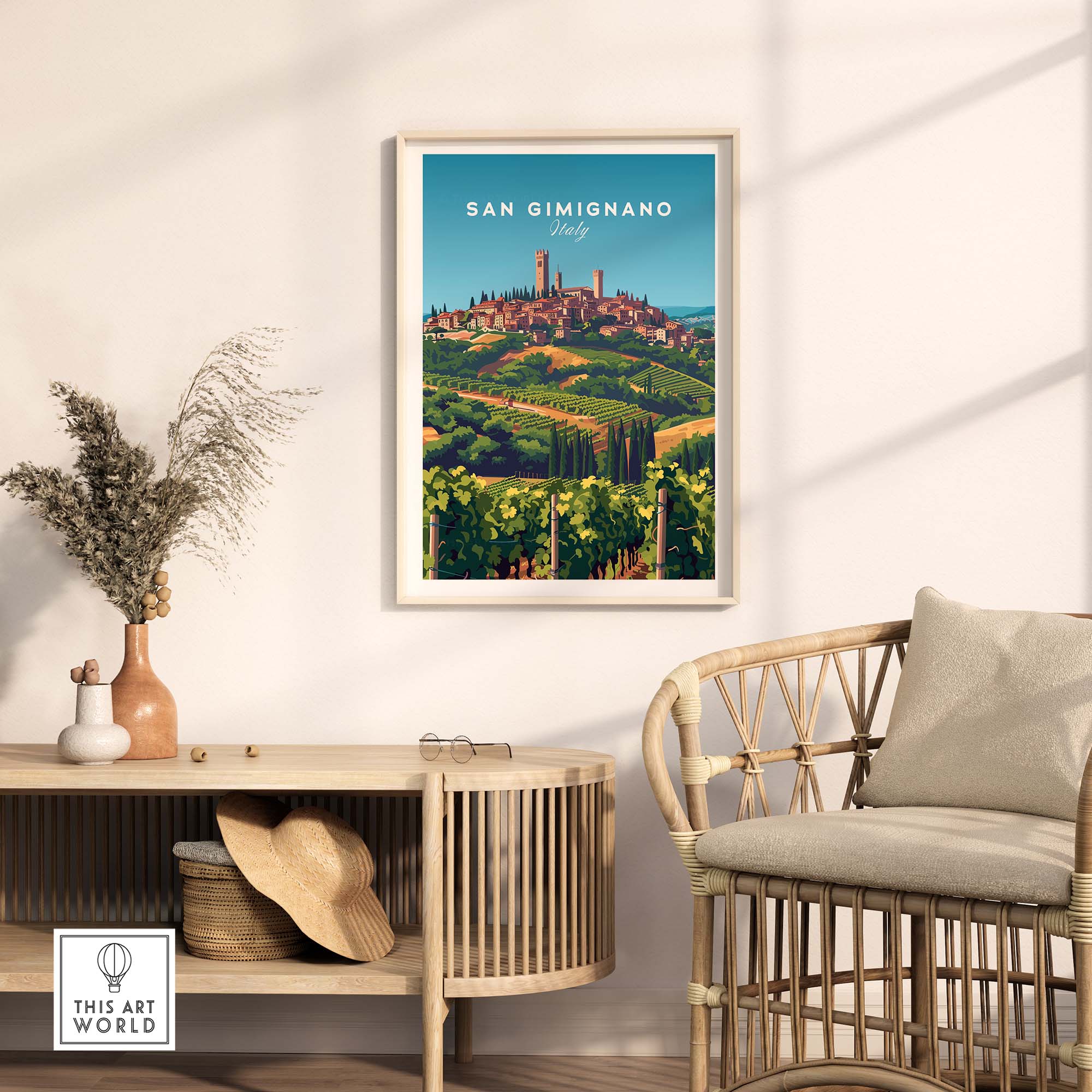 San Gimignano Poster Print