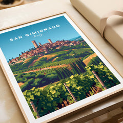 San Gimignano Poster Print