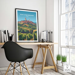 San Gimignano Poster Print