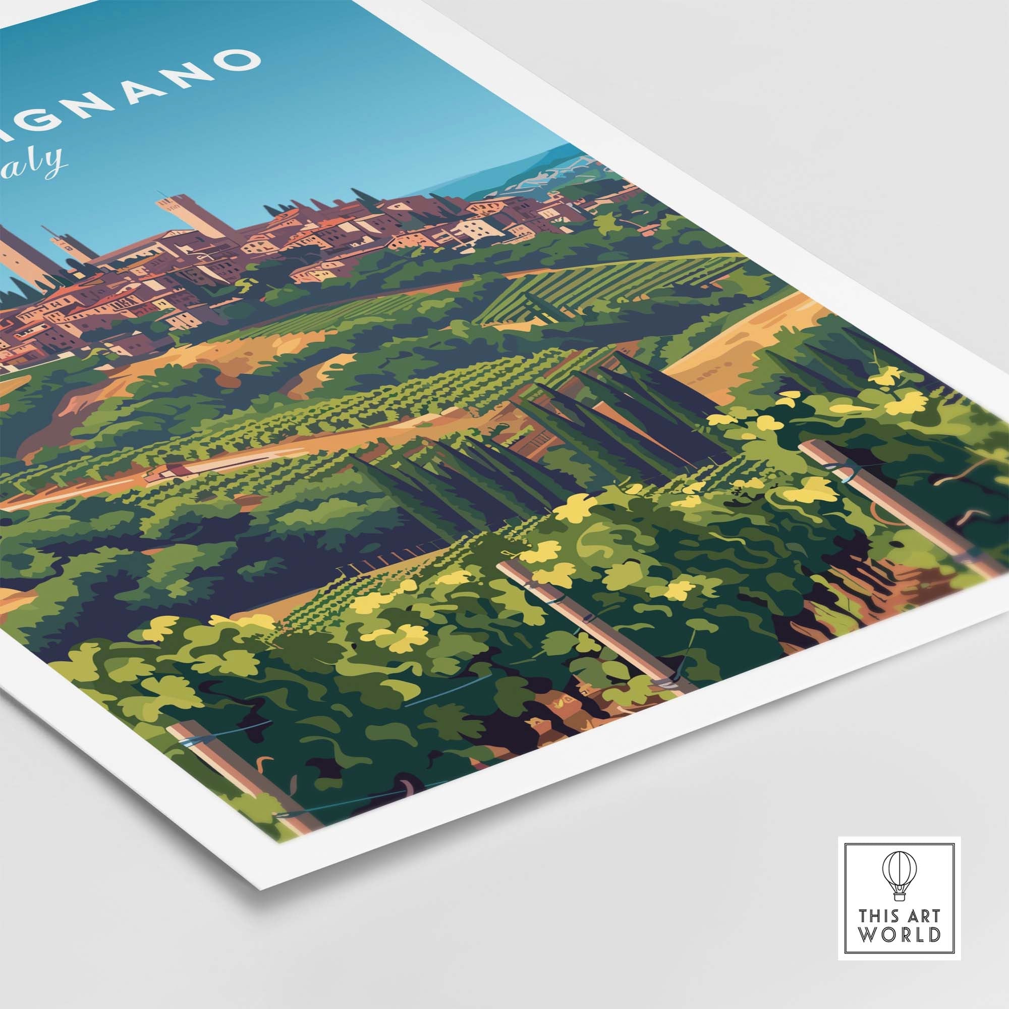 San Gimignano Poster Print