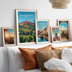 San Gimignano Poster Print