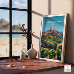 San Gimignano Poster Print
