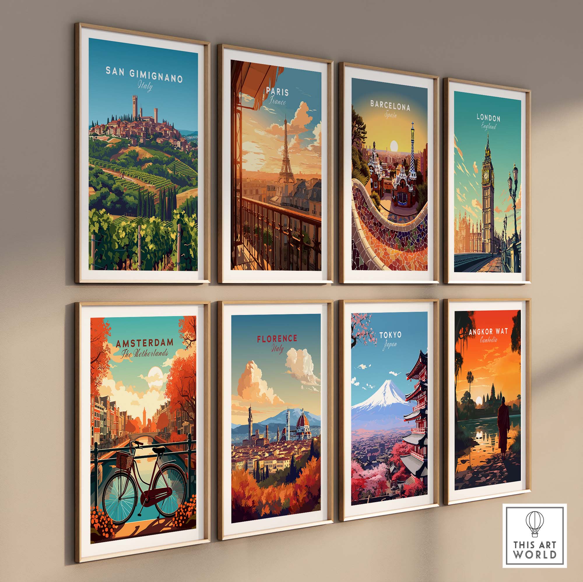 San Gimignano Poster Print