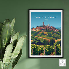 San Gimignano Poster Print