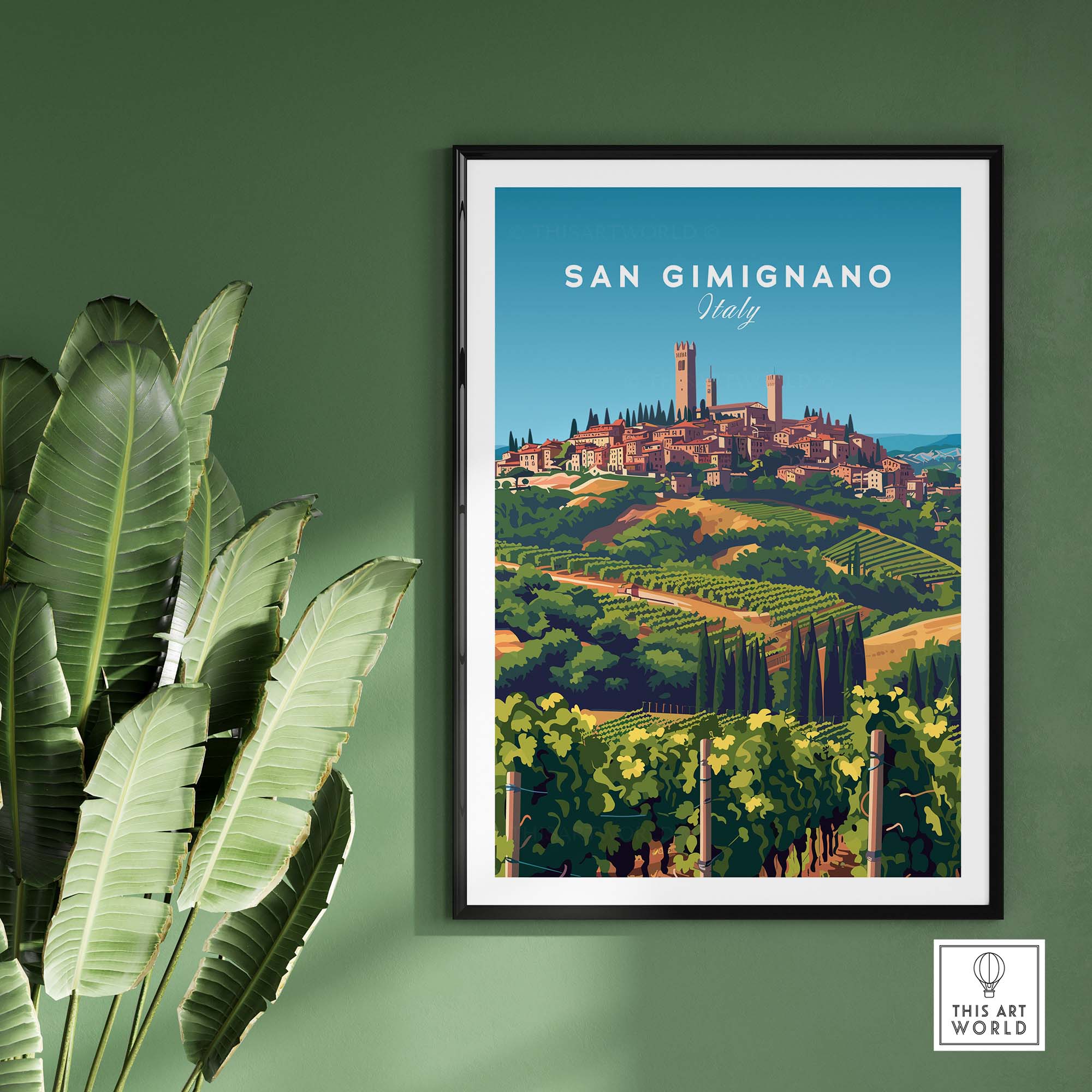 San Gimignano Poster Print