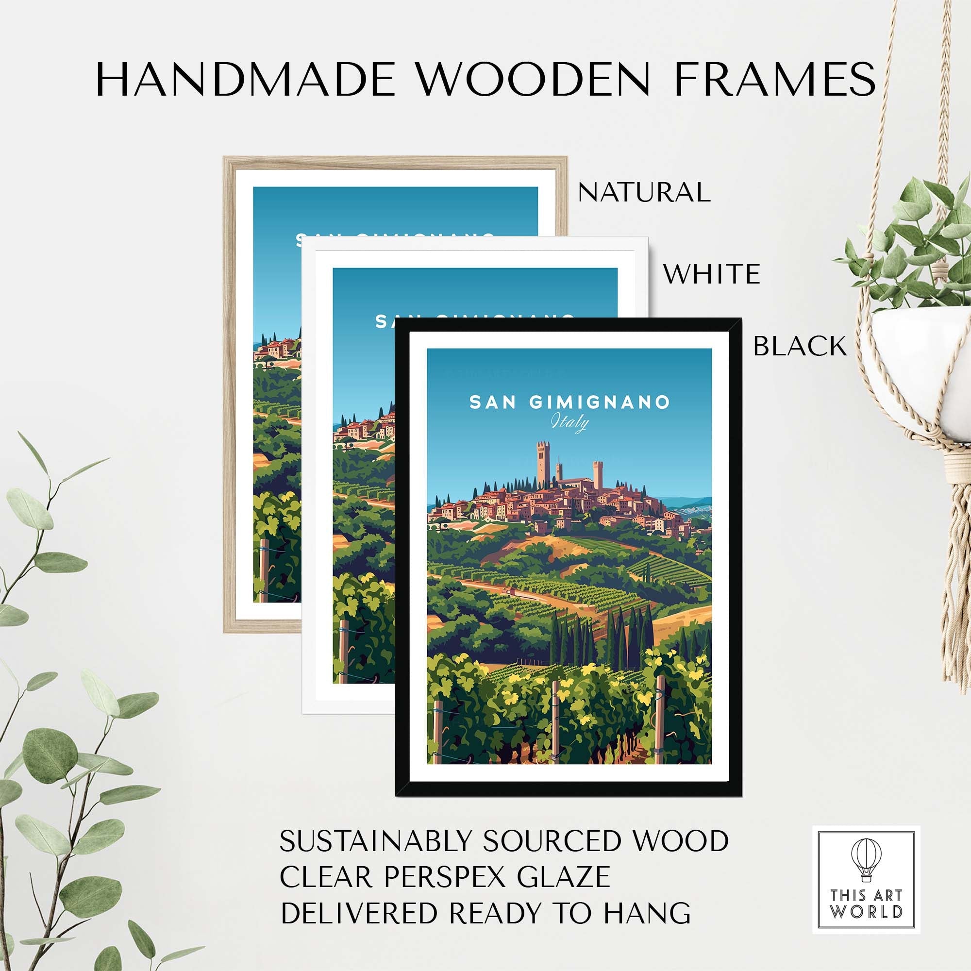 San Gimignano Poster Print
