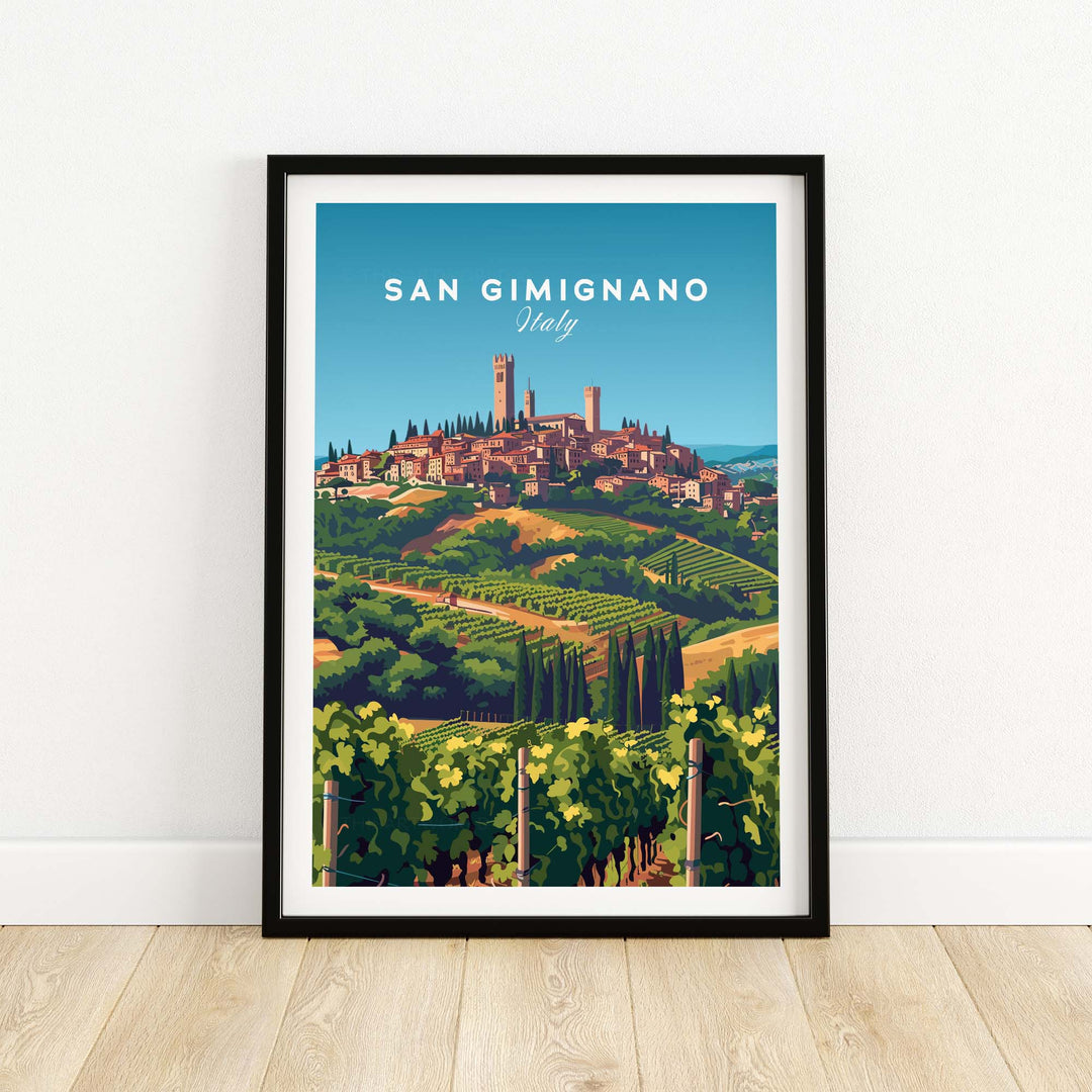 San Gimignano Poster Print