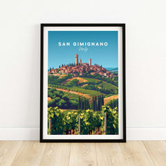 San Gimignano Poster Print