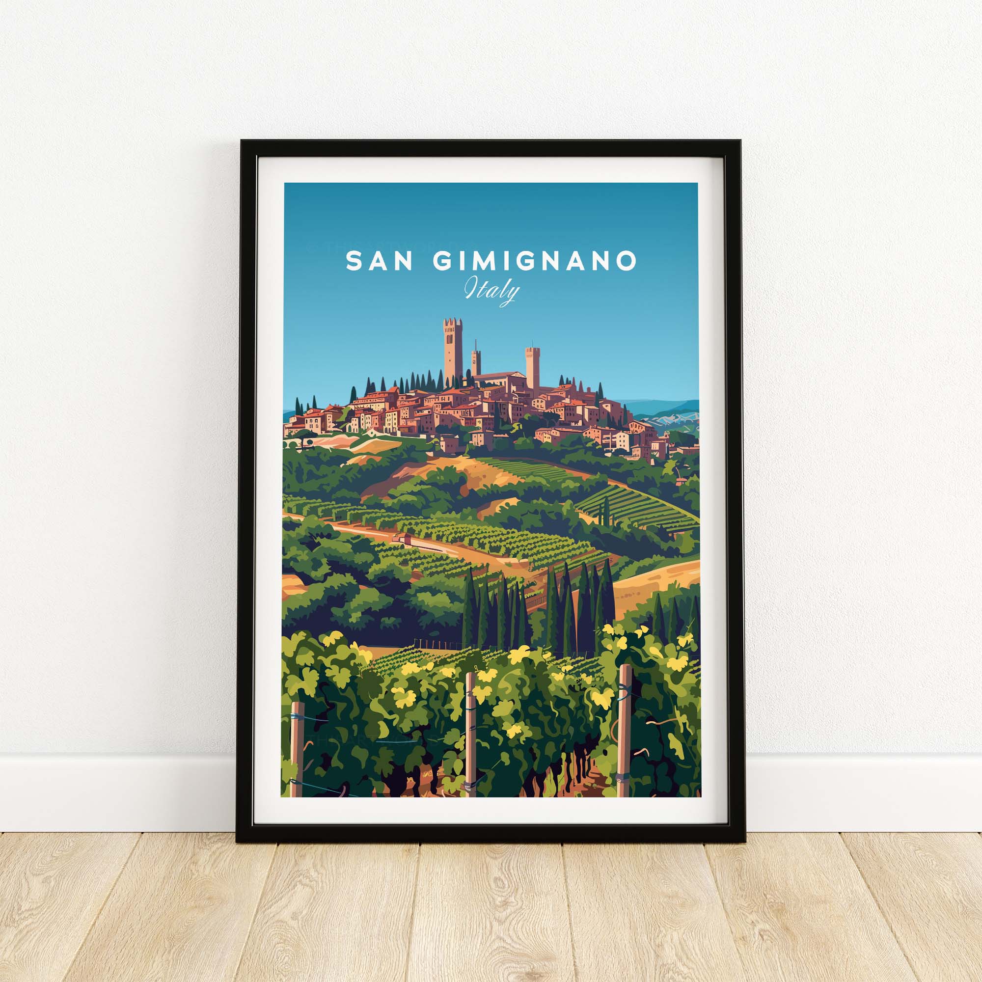 San Gimignano Poster Print