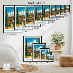 San Gimignano Print
