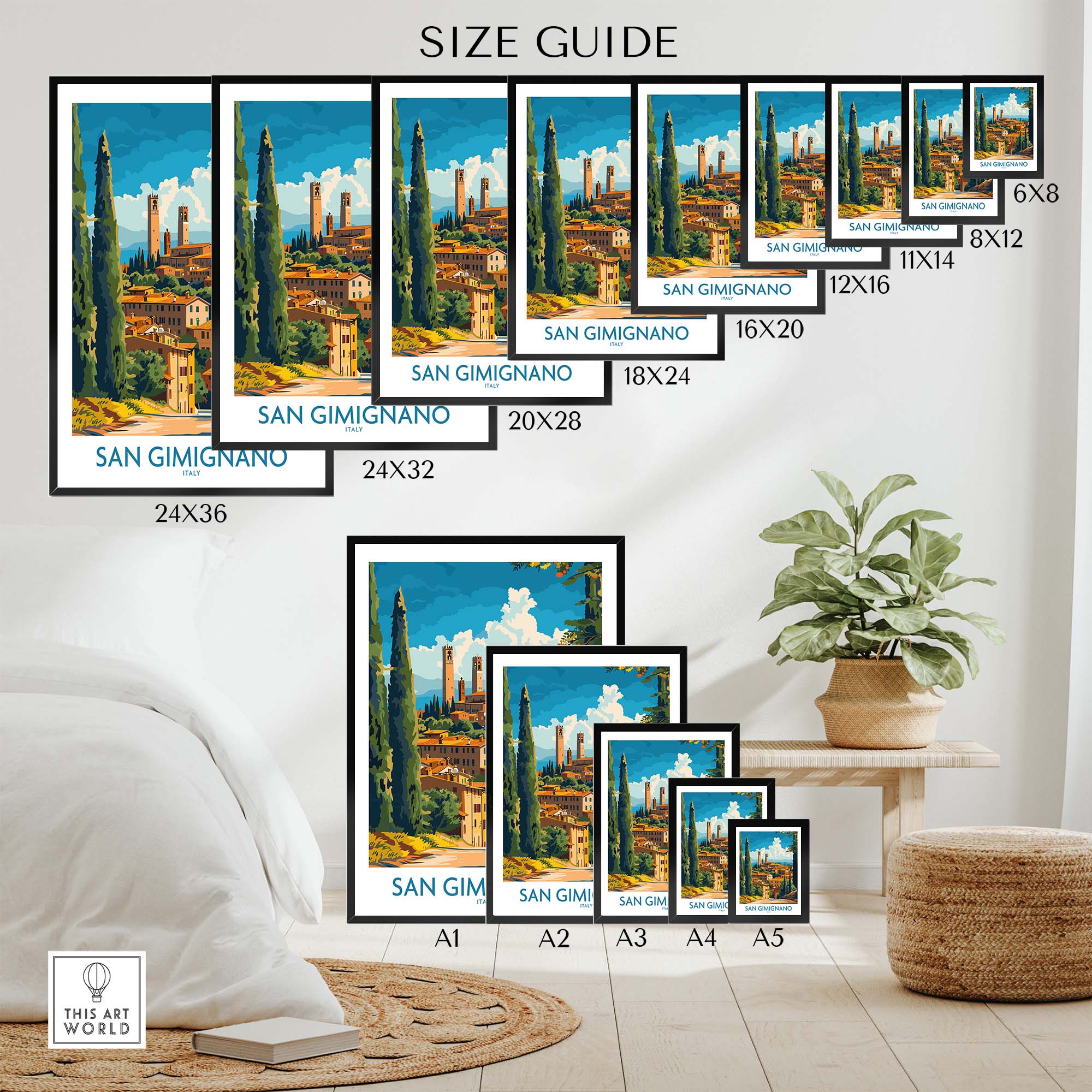 San Gimignano Print