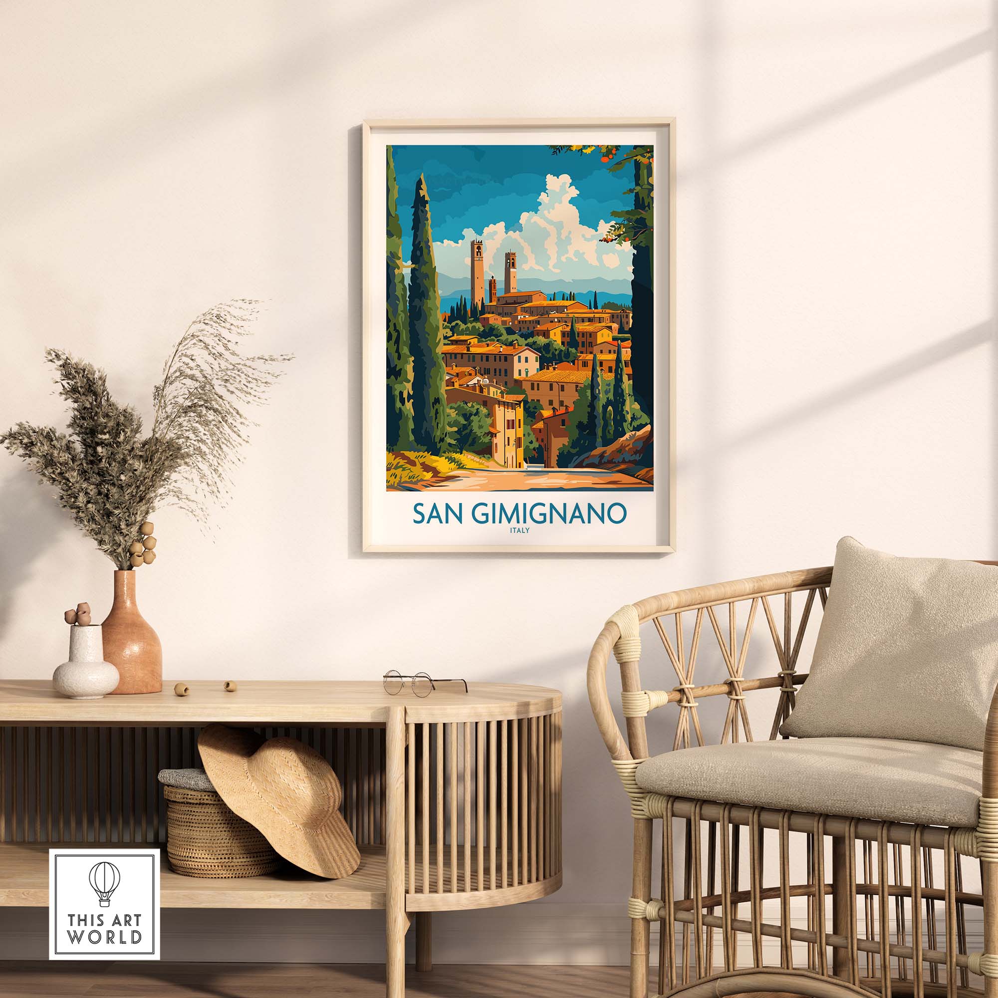San Gimignano Print