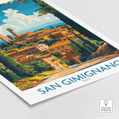 San Gimignano Print