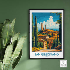 San Gimignano Print