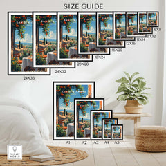 San Gimignano Travel Poster
