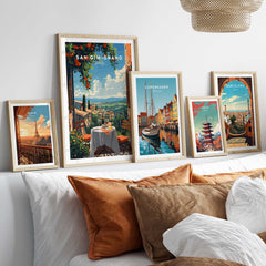 San Gimignano Travel Poster