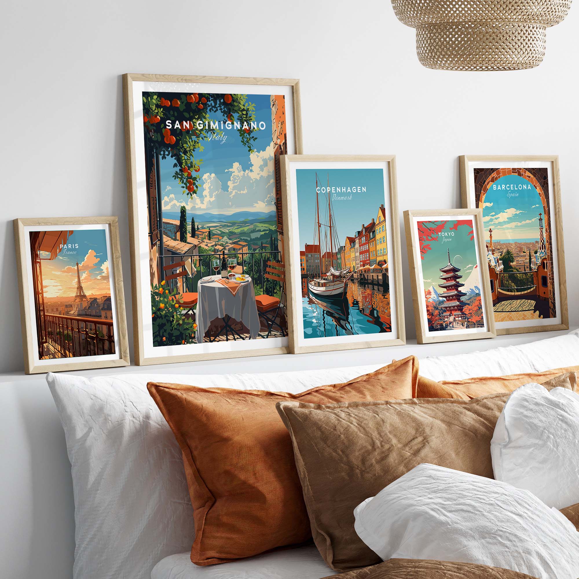 San Gimignano Travel Poster