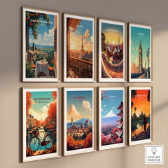 San Gimignano Travel Poster