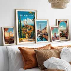 San Gimignano Travel Print