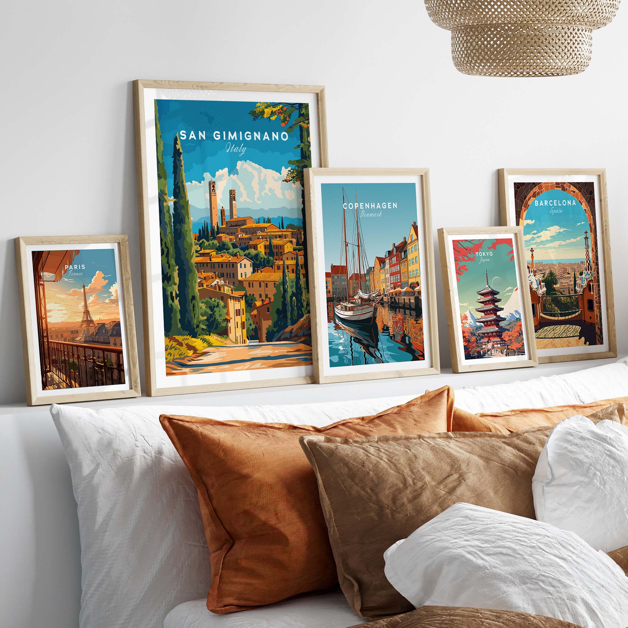 San Gimignano Travel Print