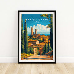 San Gimignano Travel Print
