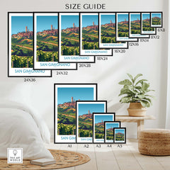 San Gimignano Wall Art