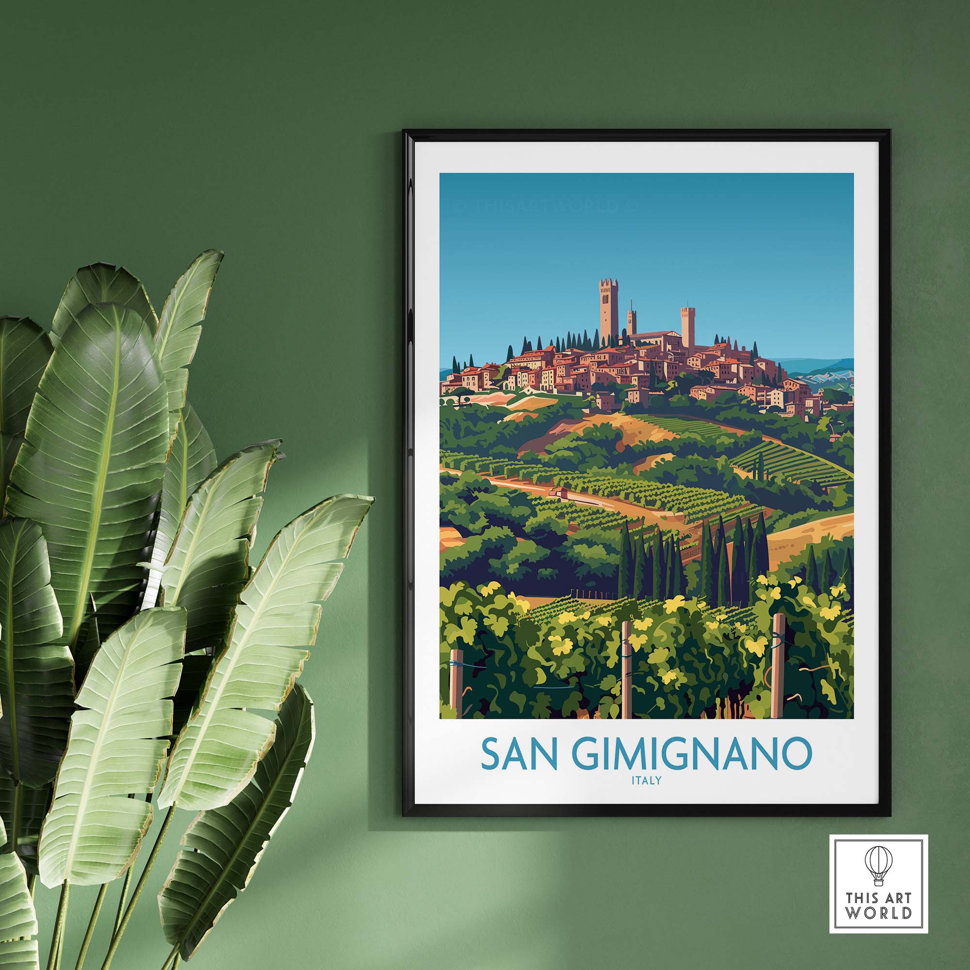 San Gimignano Wall Art