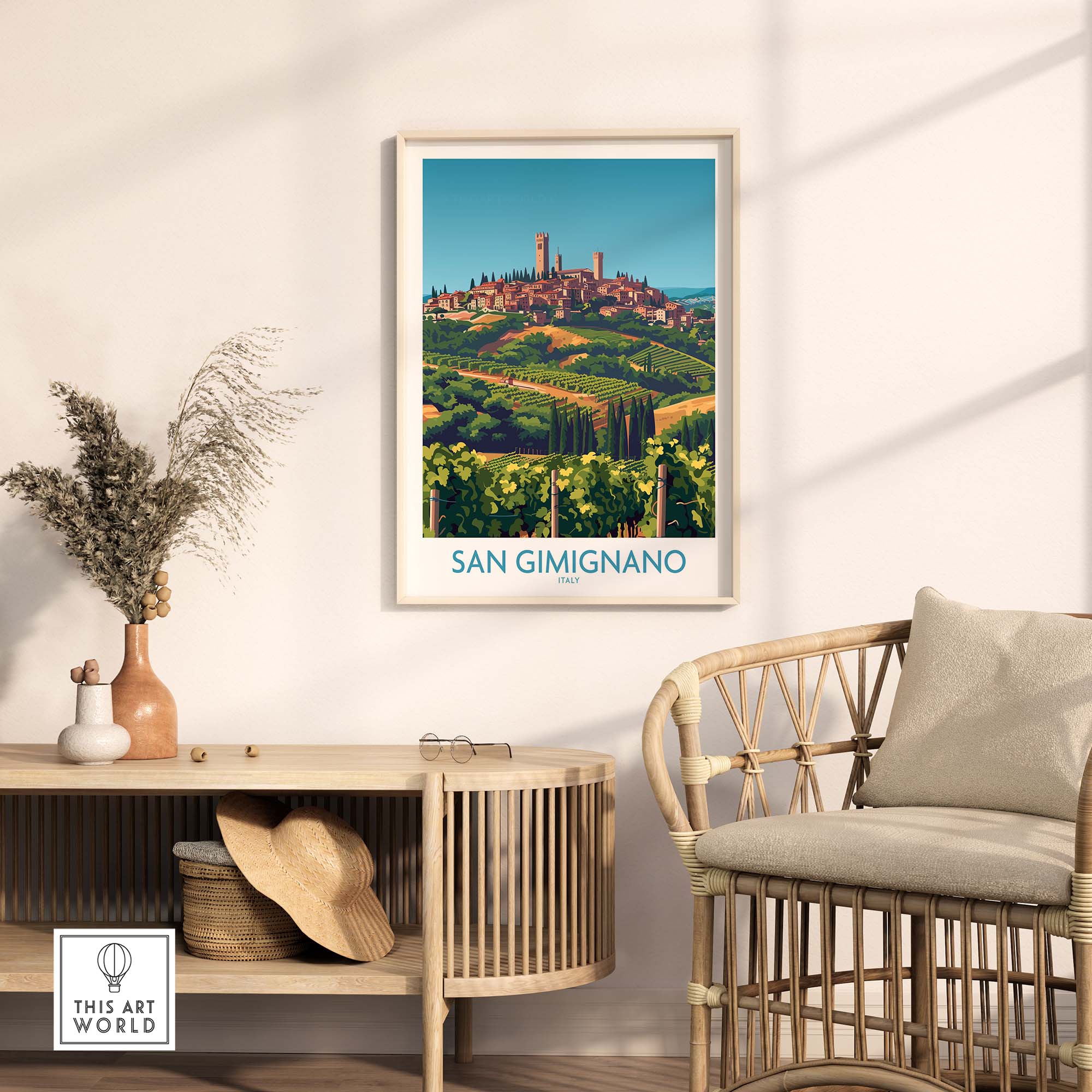 San Gimignano Wall Art