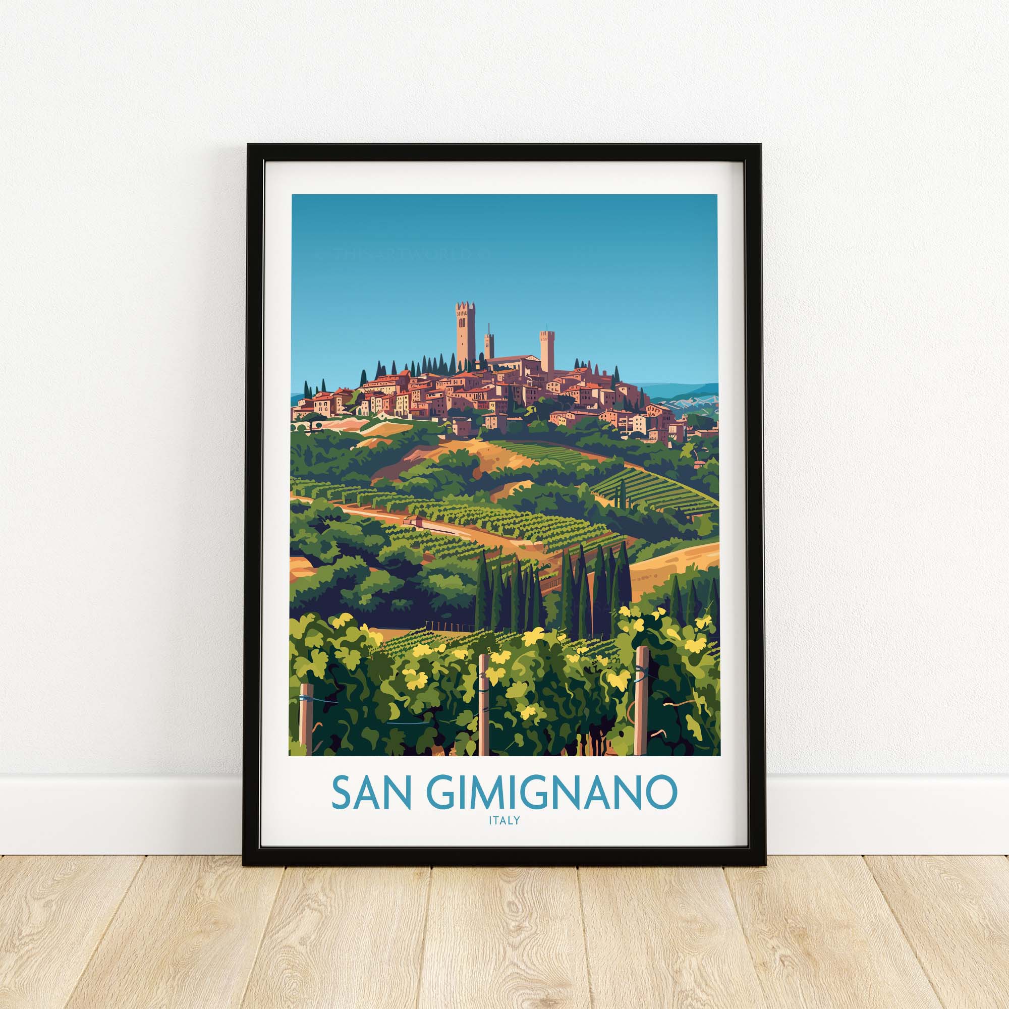 San Gimignano Wall Art