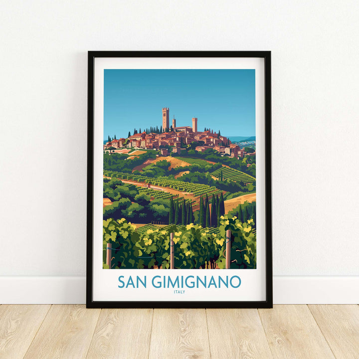 San Gimignano Wall Art