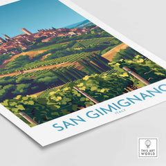 San Gimignano Wall Art