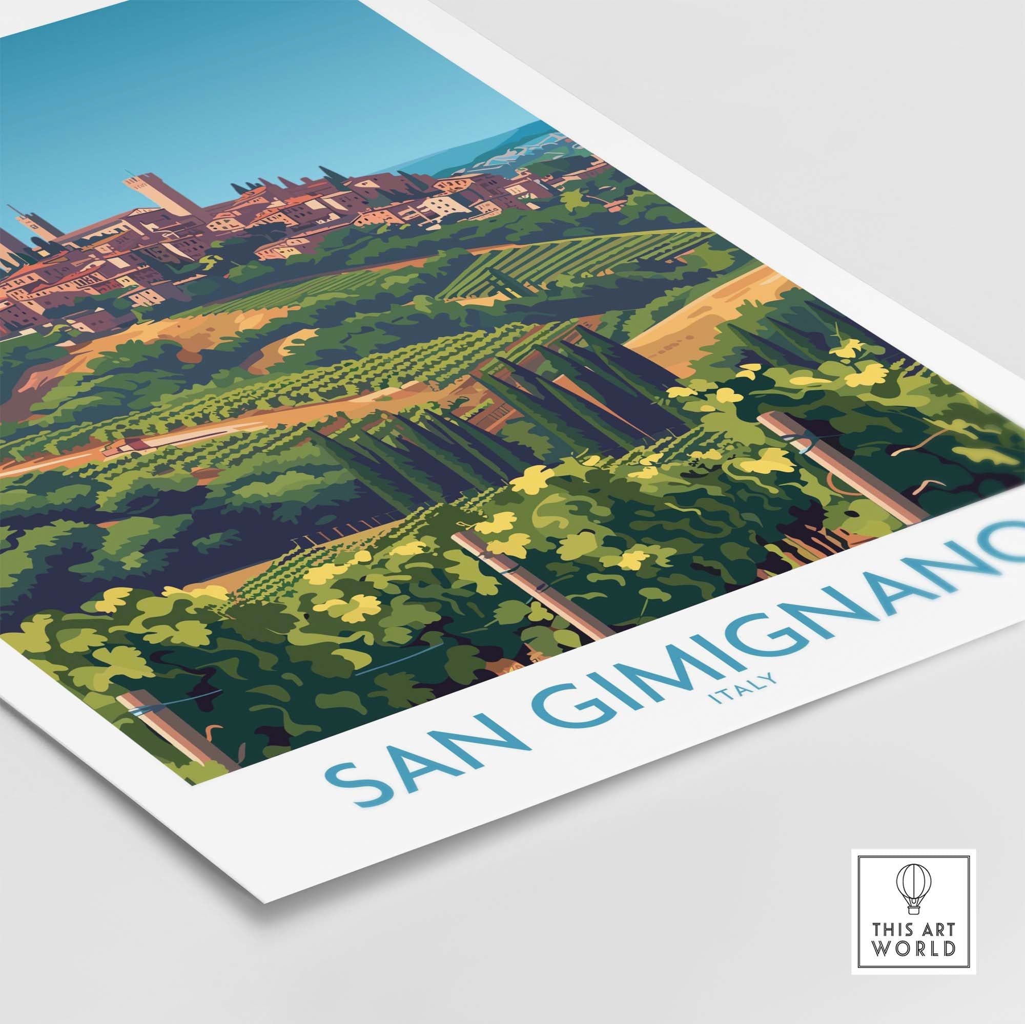 San Gimignano Wall Art
