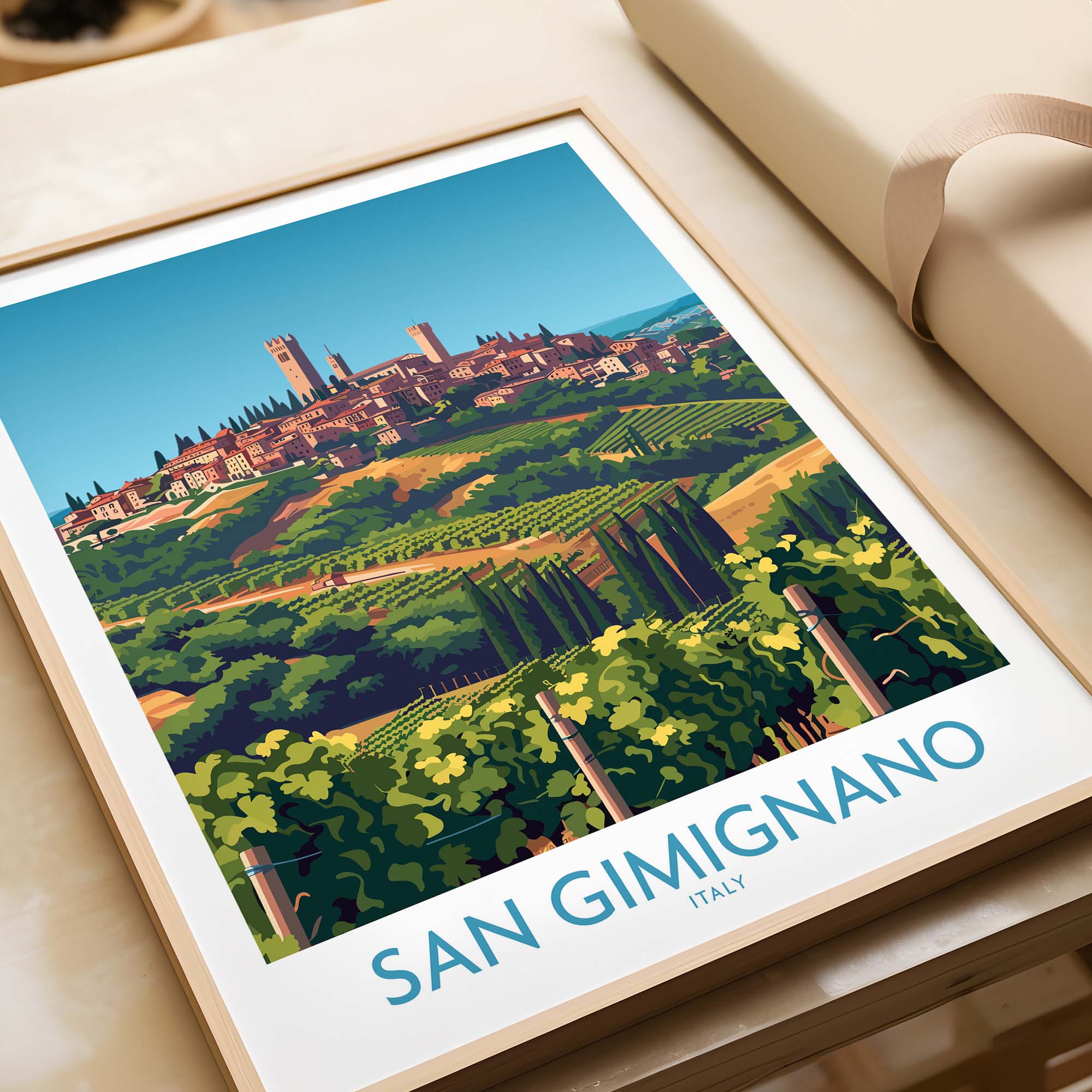 San Gimignano Wall Art